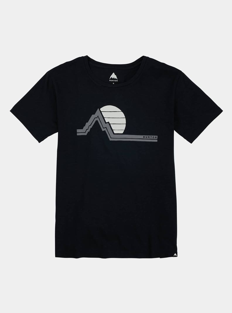 Burton Klasické Retro Kratke Sleeve Tričko Damske Čierne | 02917-WFYZ