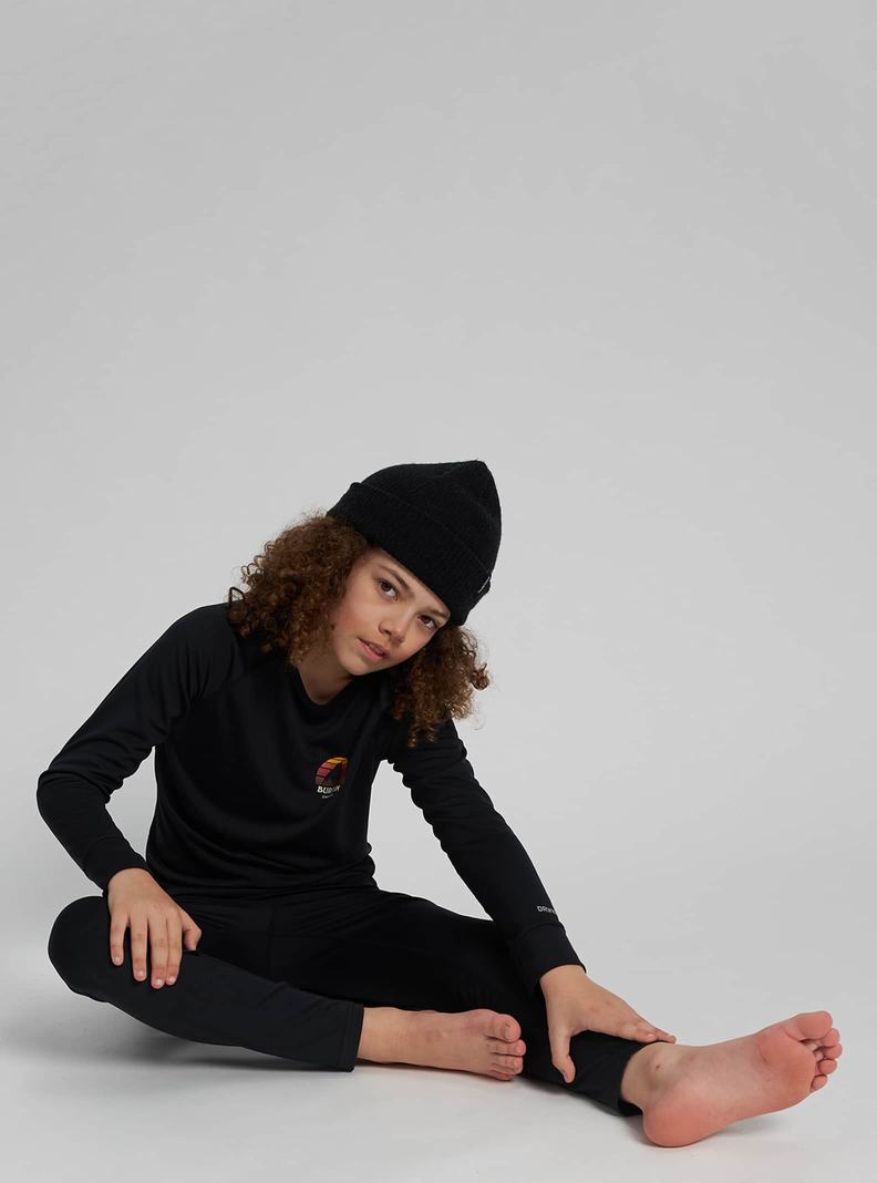 Burton Lahke Base Layer Set Termoprádlo Detske Čierne | 46078-HFSJ