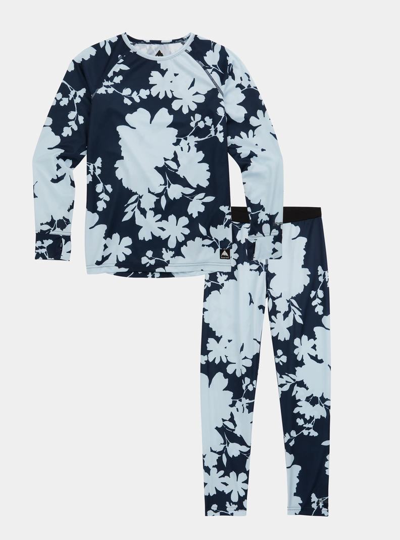 Burton Lahke Base Layer Set Termoprádlo Detske Modre Hnede | 63197-OZGY