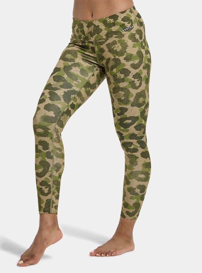 Burton Lahke X Base Layer Pants Termoprádlo Damske Hnedožltý Zelene | 54328-IWTS