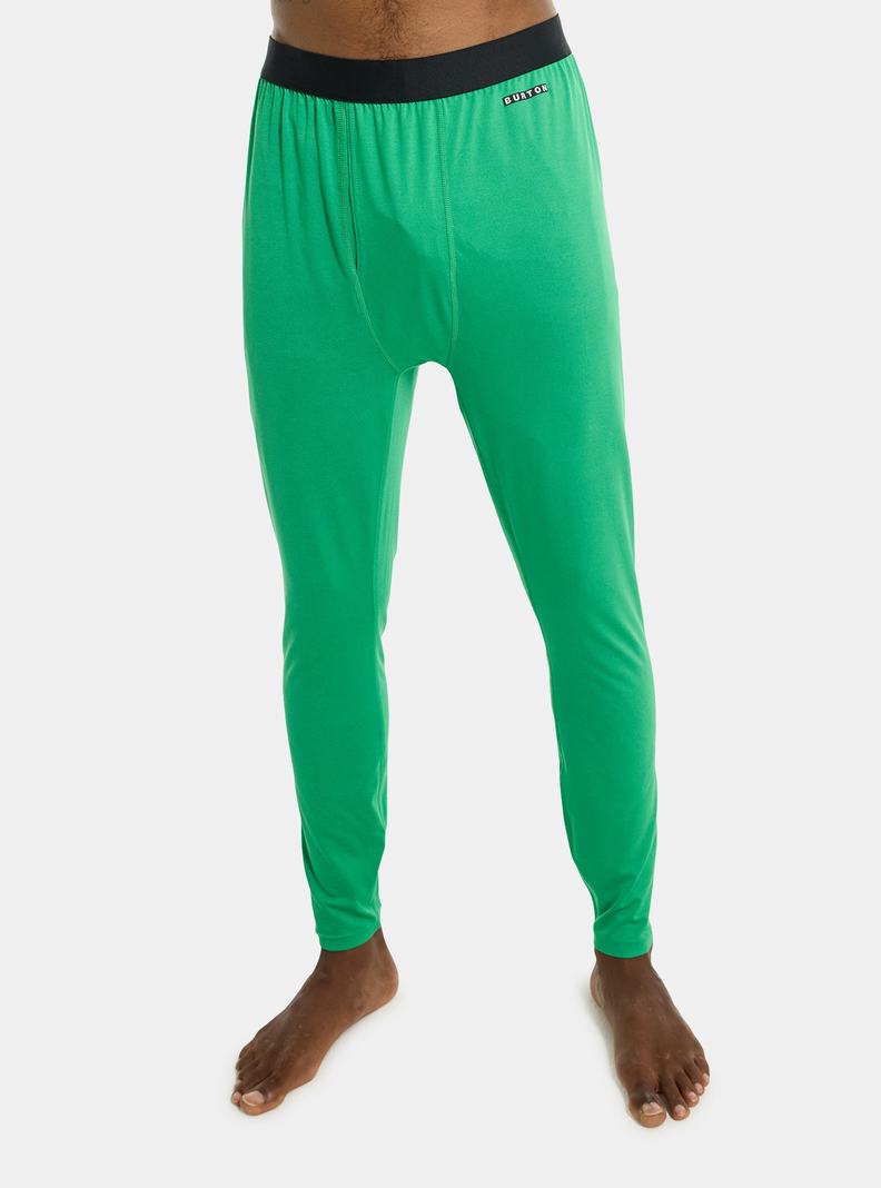 Burton Lahke X Base Layer Pants Termoprádlo Panske Zelene | 71680-GEMC
