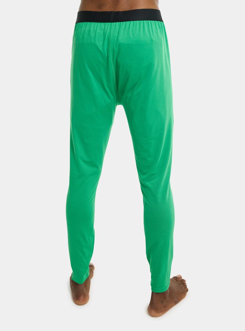 Burton Lahke X Base Layer Pants Termoprádlo Panske Zelene | 71680-GEMC
