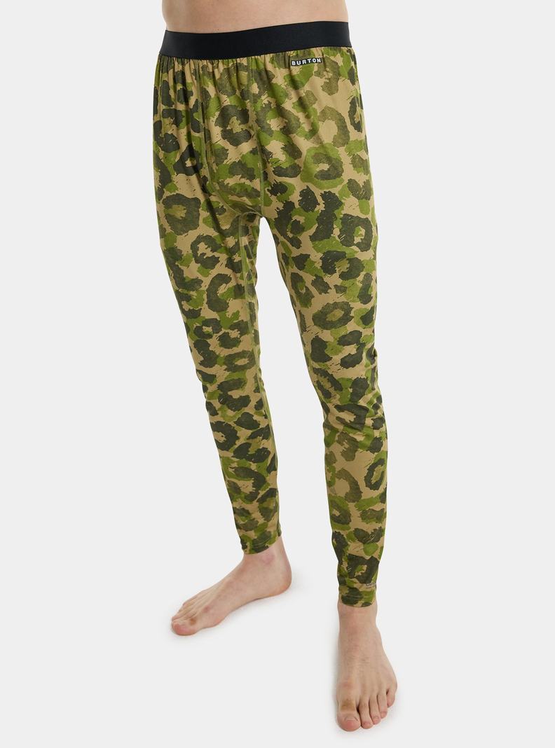 Burton Lahke X Base Layer Pants Termoprádlo Panske Hnedožltý Zelene | 80361-MRBD