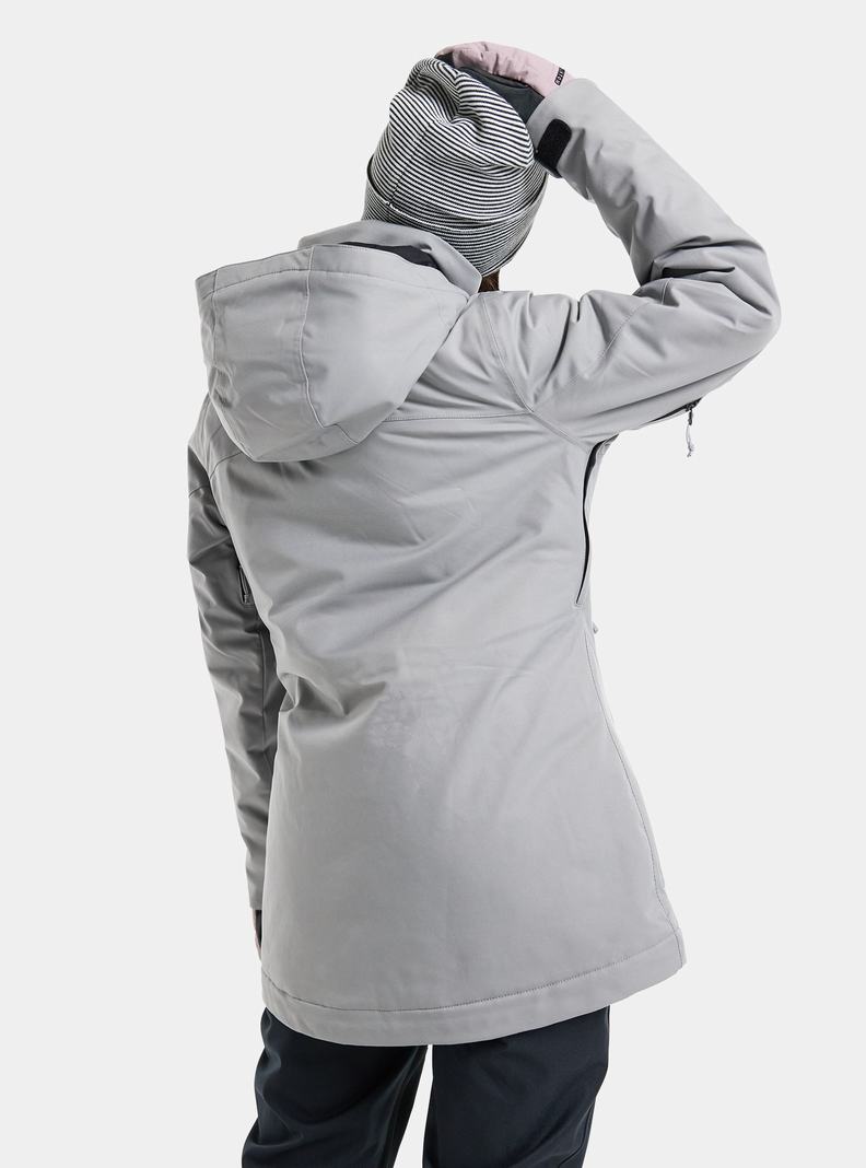 Burton Lelah 2L Zimní Bunda Damske Siva | 85734-DSFR