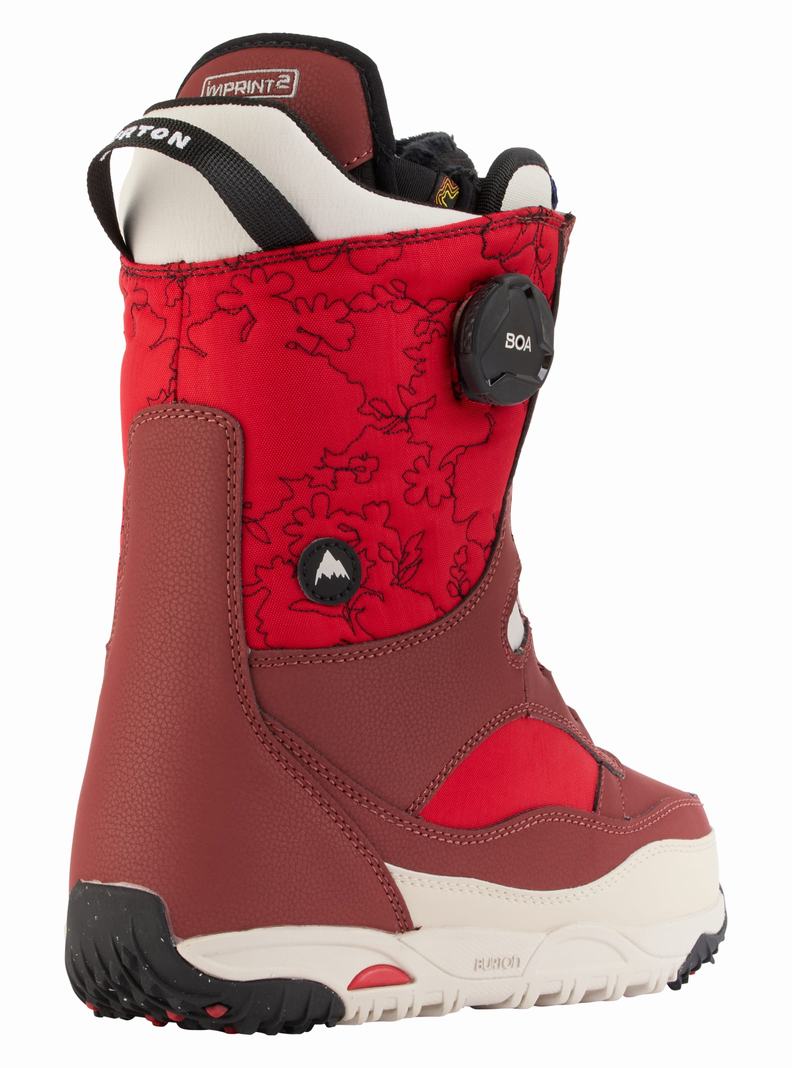 Burton Limelight BOA® Snowboardové Topánky Damske Bordove Béžové | 90547-CQTJ