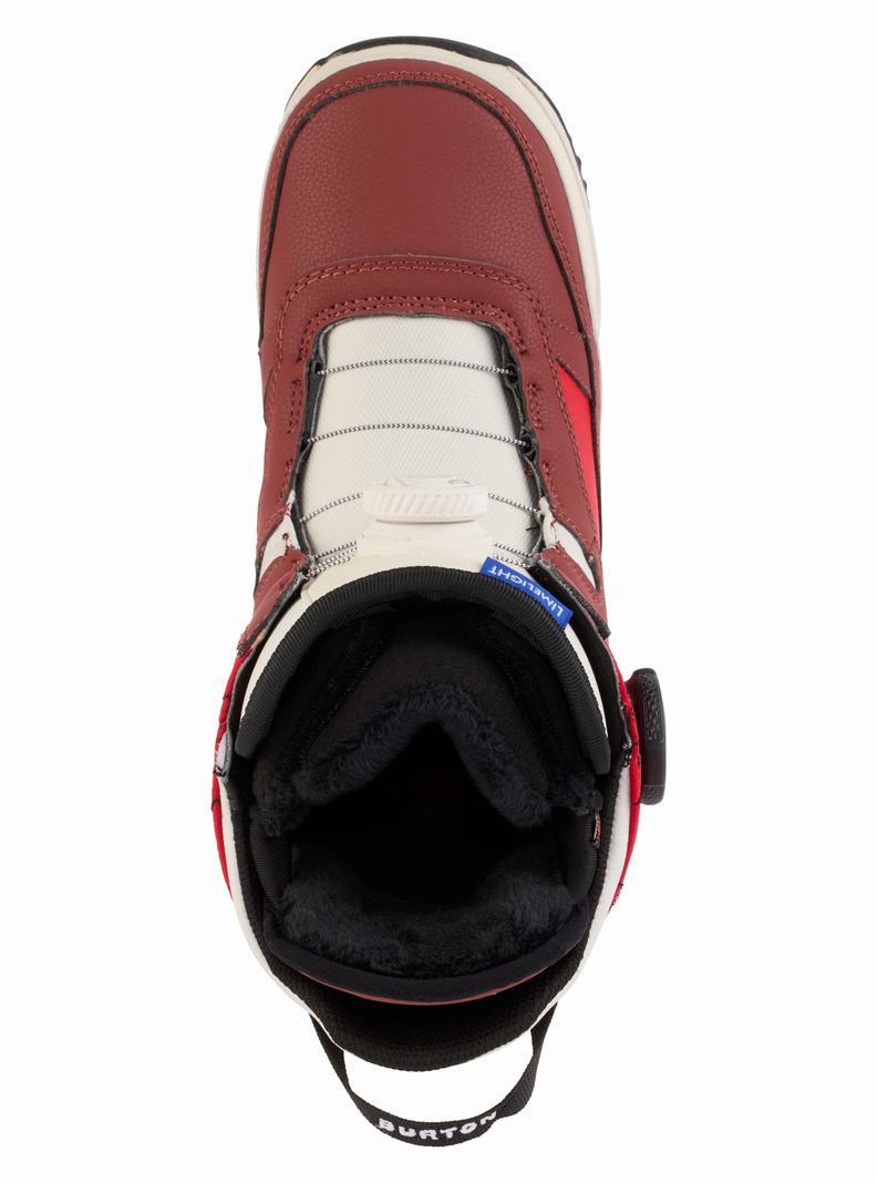 Burton Limelight BOA® Snowboardové Topánky Damske Bordove Béžové | 90547-CQTJ