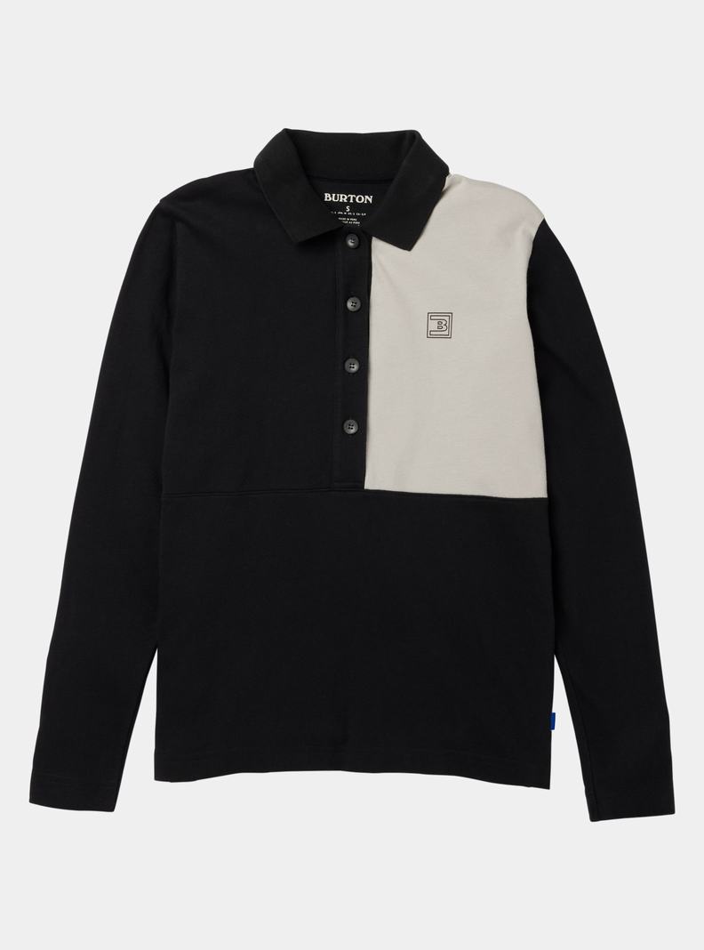 Burton Lowball Long Sleeve Tričko Damske Čierne Biele | 09713-NFCR