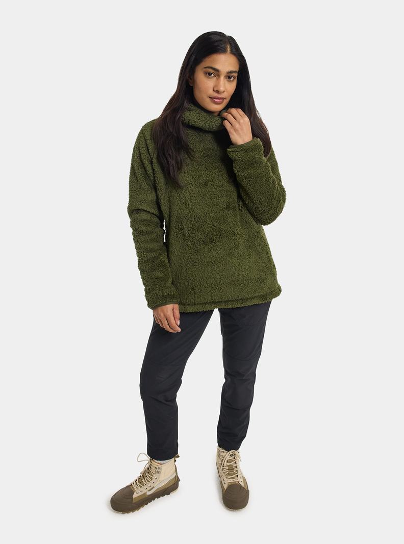 Burton Lynx Pullover Fleece Mikina Damske Tmavo Zelene | 30651-KESB
