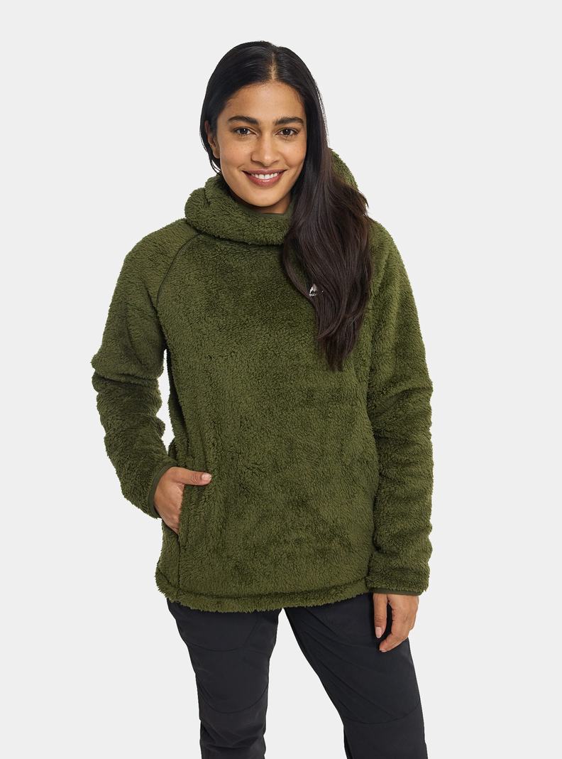 Burton Lynx Pullover Fleece Mikina Damske Tmavo Zelene | 30651-KESB