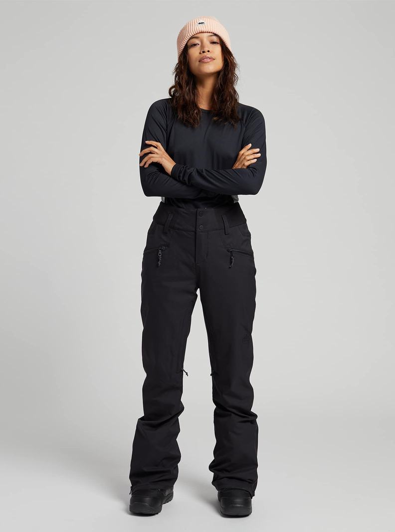 Burton Marcy High Rise Stretch Snowboardove Nohavice Damske Čierne | 02978-LQHD