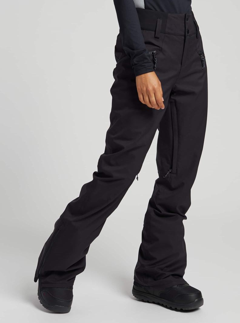 Burton Marcy High Rise Stretch Snowboardove Nohavice Damske Čierne | 02978-LQHD