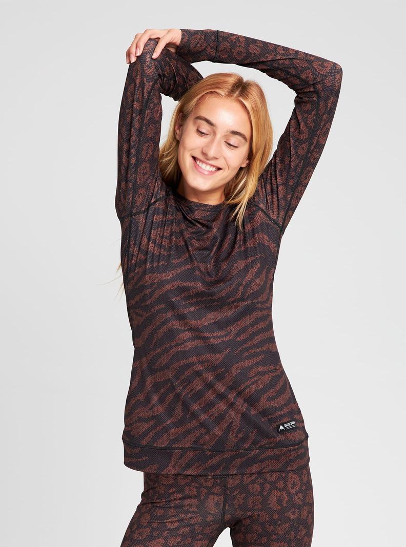 Burton Midweight Base Layer Crew Termoprádlo Damske Siva | 25170-IKDG