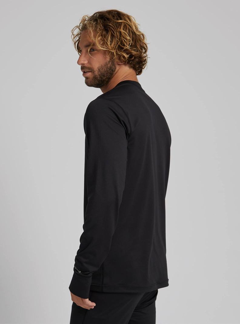 Burton Midweight Base Layer Crewneck Termoprádlo Panske Čierne | 03471-OJAV
