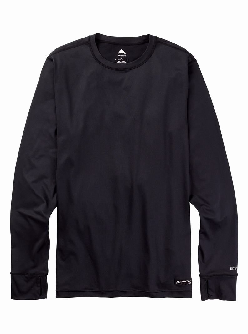 Burton Midweight Base Layer Crewneck Termoprádlo Panske Čierne | 03471-OJAV