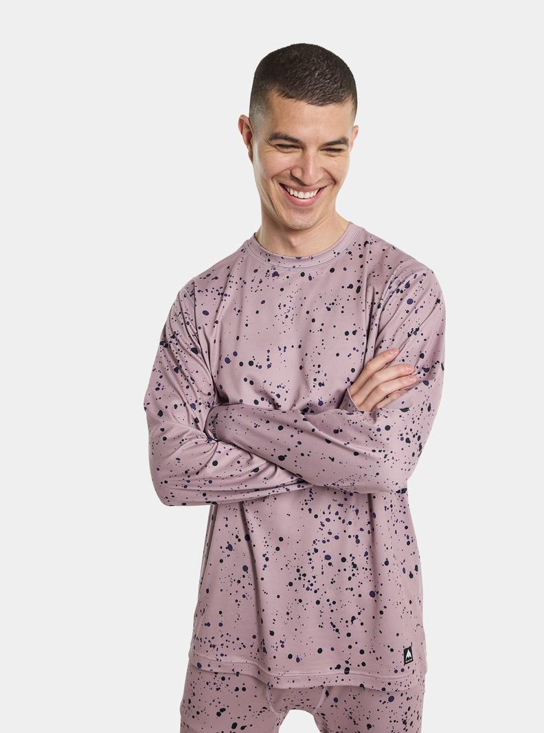 Burton Midweight Base Layer Crewneck Termoprádlo Panske Nachový | 76248-MZVK