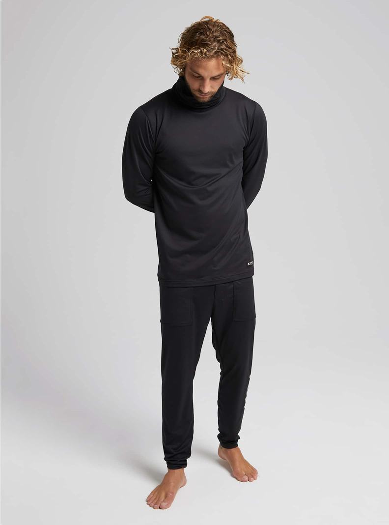 Burton Midweight Base Layer Long Neck Shirt Termoprádlo Panske Čierne | 10987-FILO