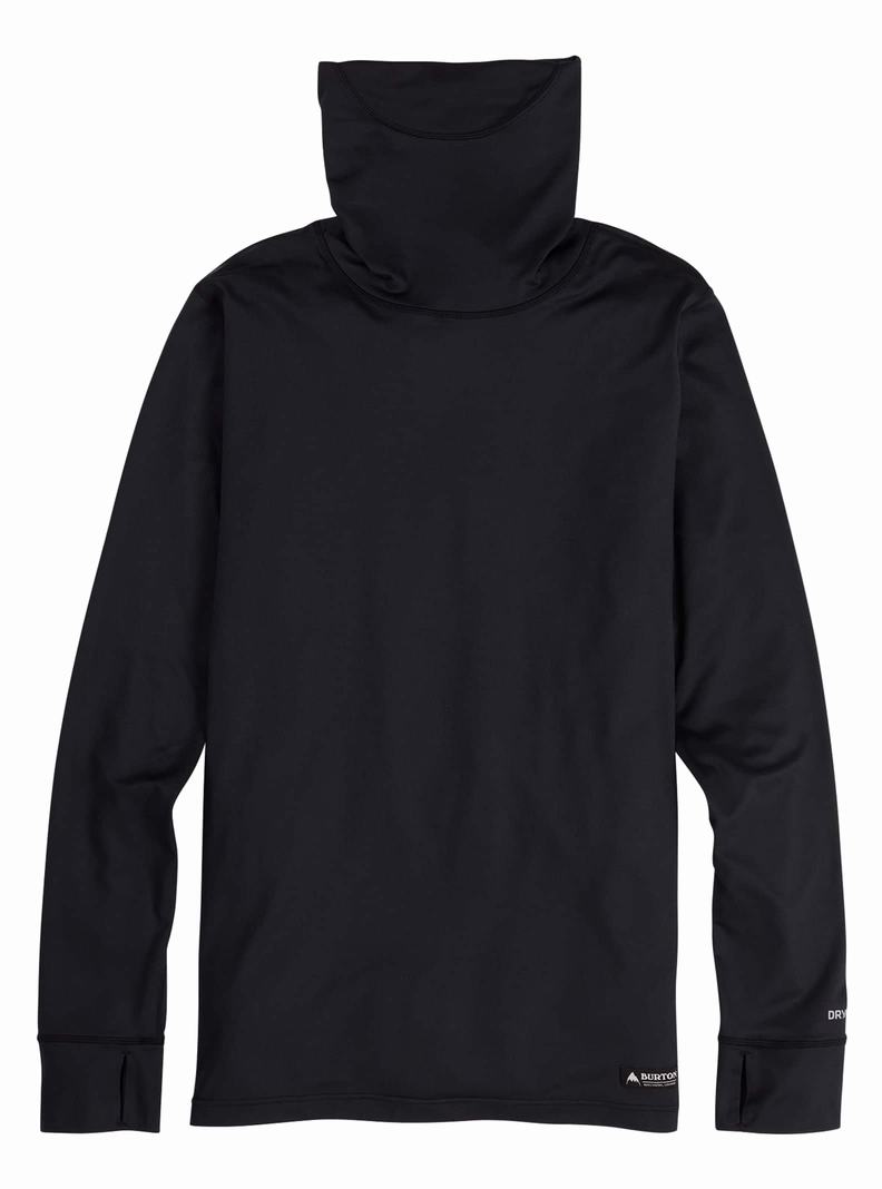 Burton Midweight Base Layer Long Neck Shirt Termoprádlo Panske Čierne | 10987-FILO