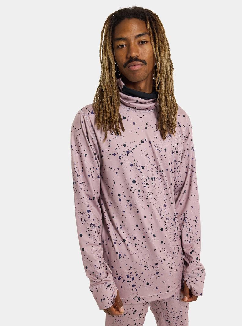 Burton Midweight Base Layer Long Neck Shirt Termoprádlo Panske Nachový | 85741-ZQFR