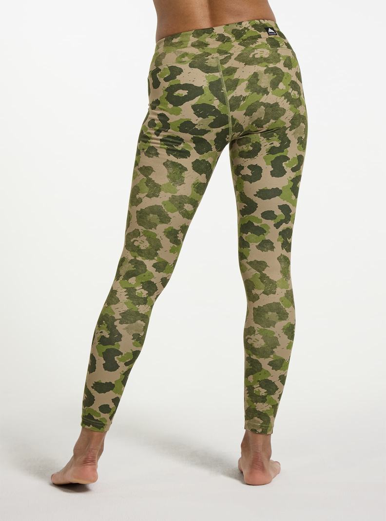 Burton Midweight Base Layer Pants Termoprádlo Damske Hnedožltý Zelene | 26371-TJEL