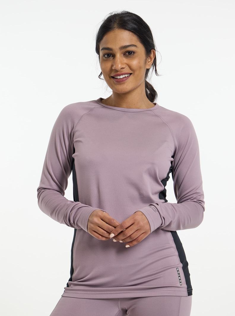 Burton Midweight X Base Layer Crewneck Termoprádlo Damske Nachový | 15930-FKND