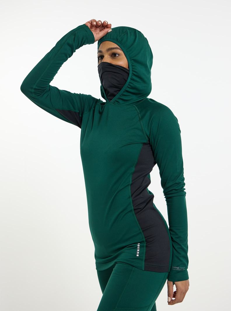 Burton Midweight X Base Layer Long Neck Hoodie Termoprádlo Damske Hnede | 59706-XYDJ