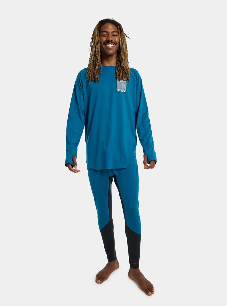 Burton Midweight X Base Layer Pants Termoprádlo Panske Modre | 39708-VLID
