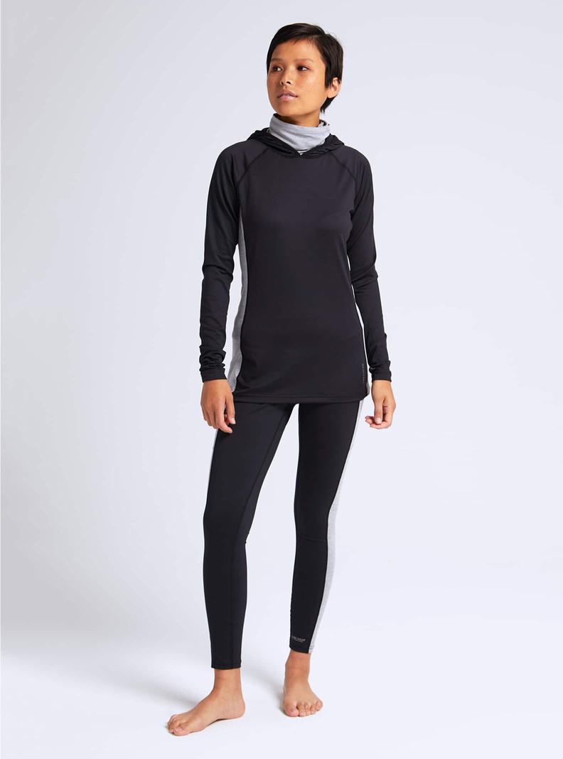 Burton Midweight X Base Layer Pants Termoprádlo Damske Čierne Siva | 69103-LTFR