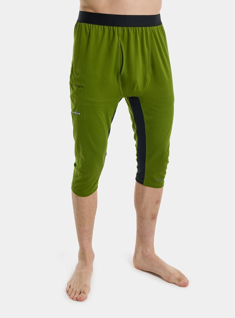 Burton Midweight X Base Layer Three-Quarter Boot Pants Termoprádlo Panske Zelene | 06829-MSQW