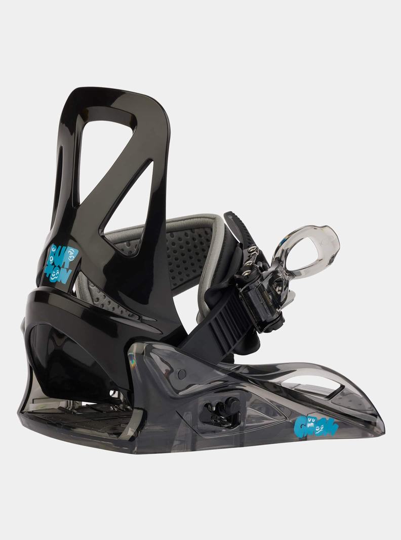 Burton Mini Grom Disc Viazanie Detske Čierne | 73258-FRNI