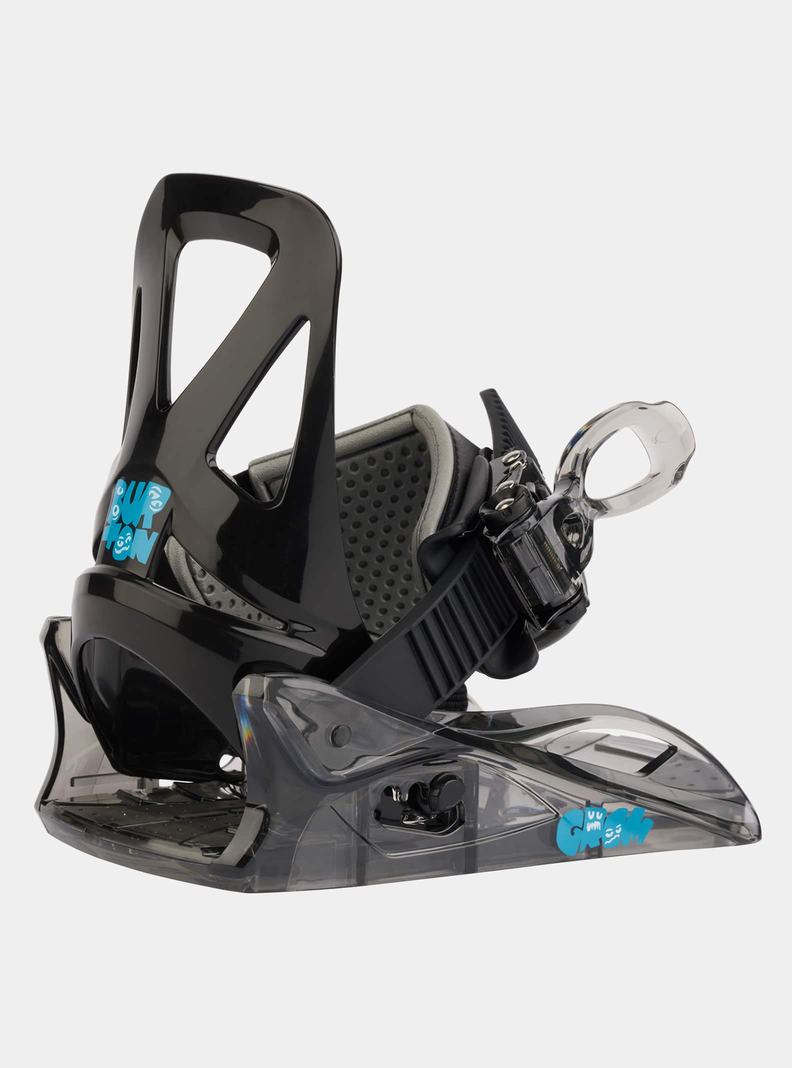 Burton Mini Grom Disc Viazanie Detske Čierne | 73258-FRNI