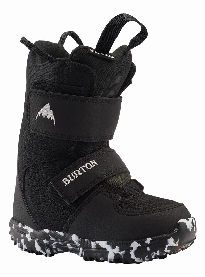Burton Mini Grom Snowboardové Topánky Detske Čierne | 42538-GDLK