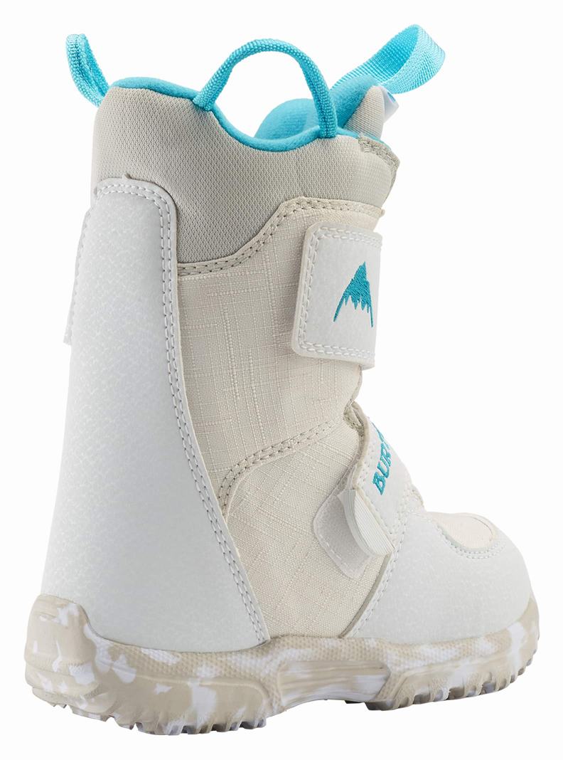 Burton Mini Grom Snowboardové Topánky Detske Biele | 81573-QZIA