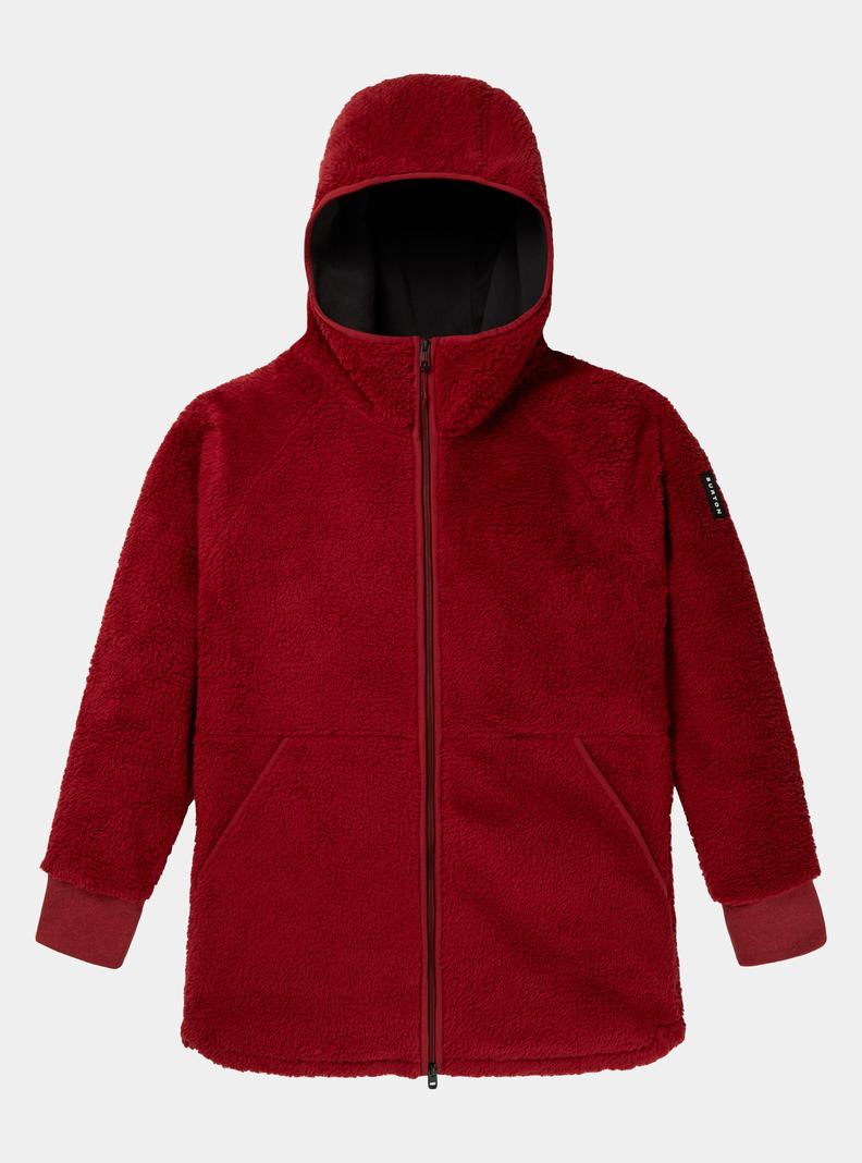 Burton Minxy Full-Zip Fleece Mikina Damske Červené | 61254-BJZL