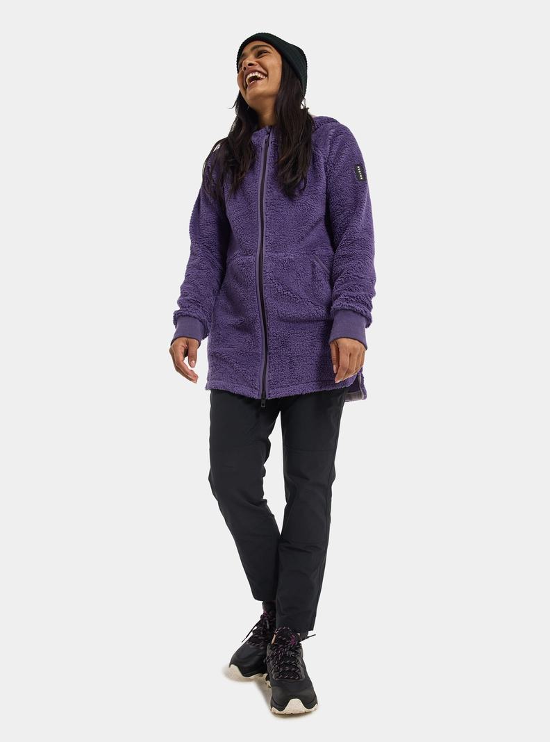 Burton Minxy Full-Zip Fleece Mikina Damske Nachový | 79530-FHUJ