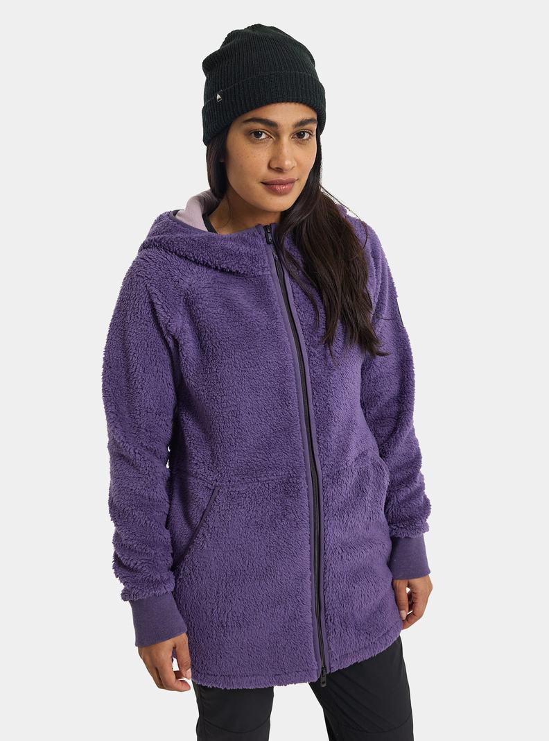 Burton Minxy Full-Zip Fleece Mikina Damske Nachový | 79530-FHUJ
