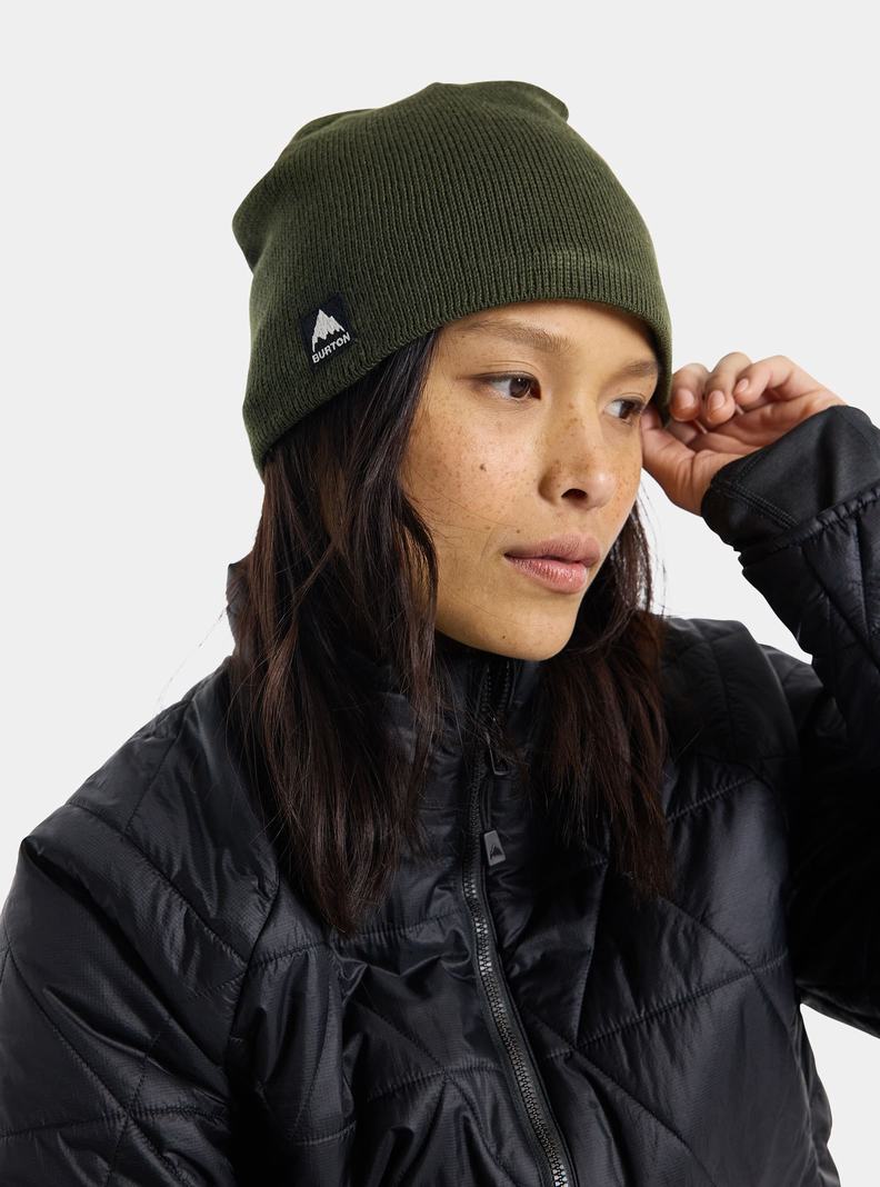 Burton Mountain High Fleece-Podsite Čiapky Panske Tmavo Zelene | 12538-AOZY