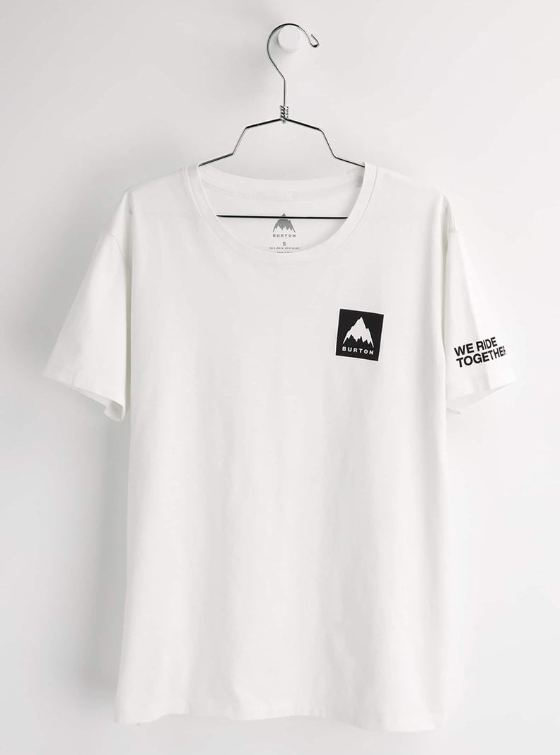 Burton Mountain Mark Kratke Sleeve Tričko Damske Biele | 68093-AZFW