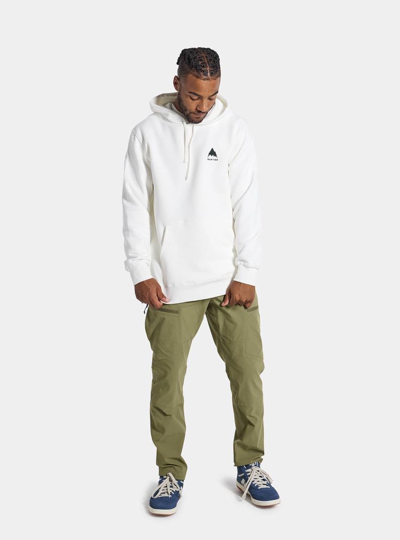 Burton Mountain Pullover Mikina Damske Biele | 02184-ESIR