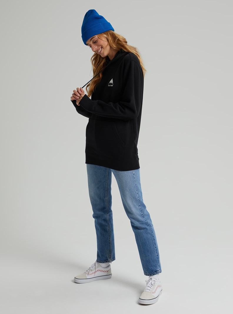 Burton Mountain Pullover Mikina Panske Čierne | 10258-BTAJ