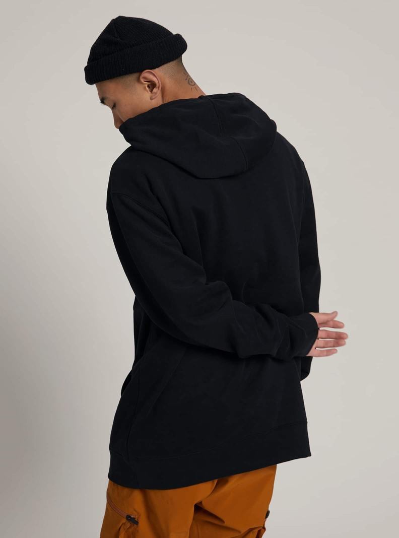 Burton Mountain Pullover Mikina Panske Čierne | 10258-BTAJ