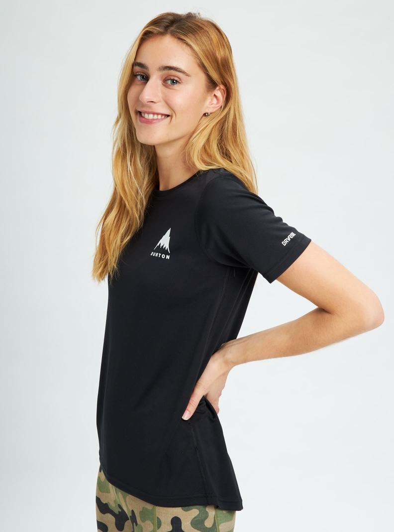 Burton Multipath Active Kratke Sleeve Tričko Damske Čierne | 52341-KHJG