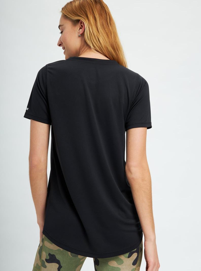 Burton Multipath Active Kratke Sleeve Tričko Damske Čierne | 52341-KHJG