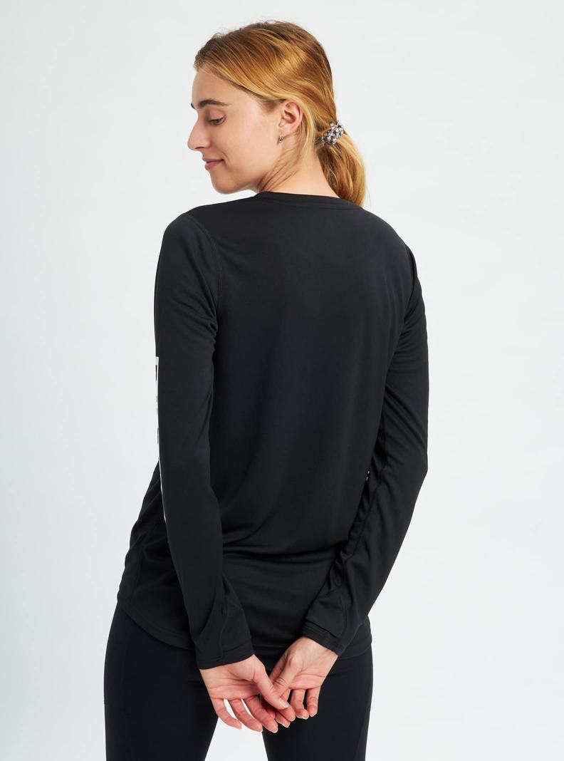 Burton Multipath Active Long Sleeve Tričko Damske Čierne | 28309-RDBQ
