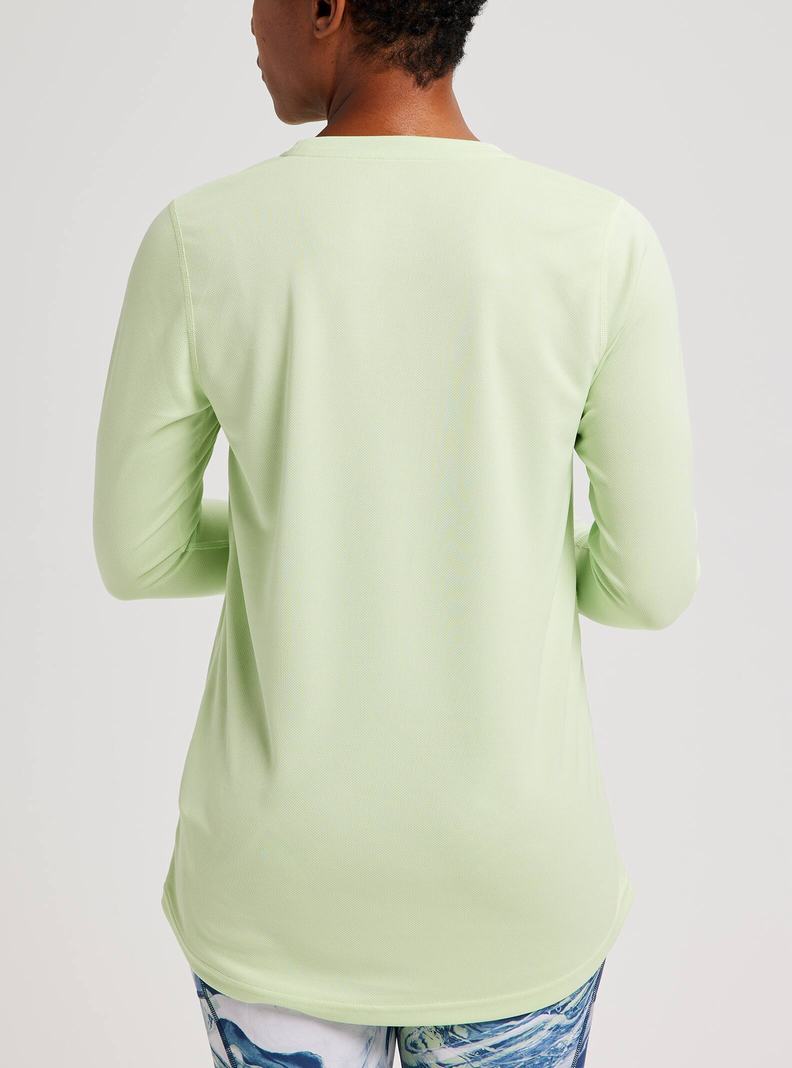 Burton Multipath Active Long Sleeve Tričko Damske Zelene | 71835-TGVE