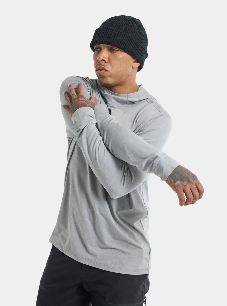 Burton Multipath Essential Tech Pullover Mikina Panske Siva | 23478-PDYT