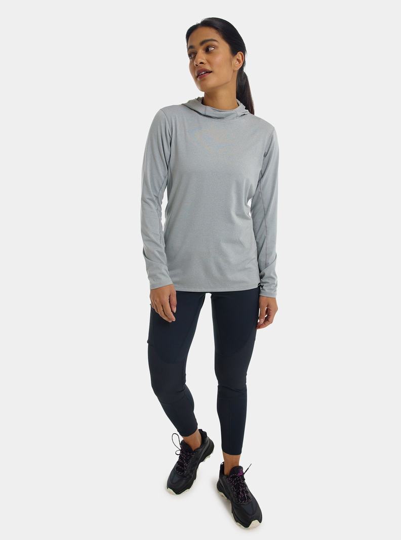 Burton Multipath Essential Tech Pullover Mikina Damske Siva | 39451-XJAW