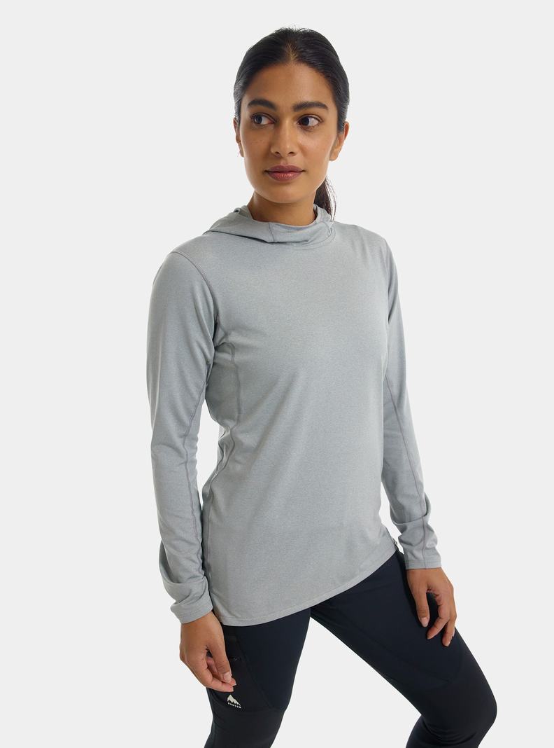 Burton Multipath Essential Tech Pullover Mikina Damske Siva | 39451-XJAW