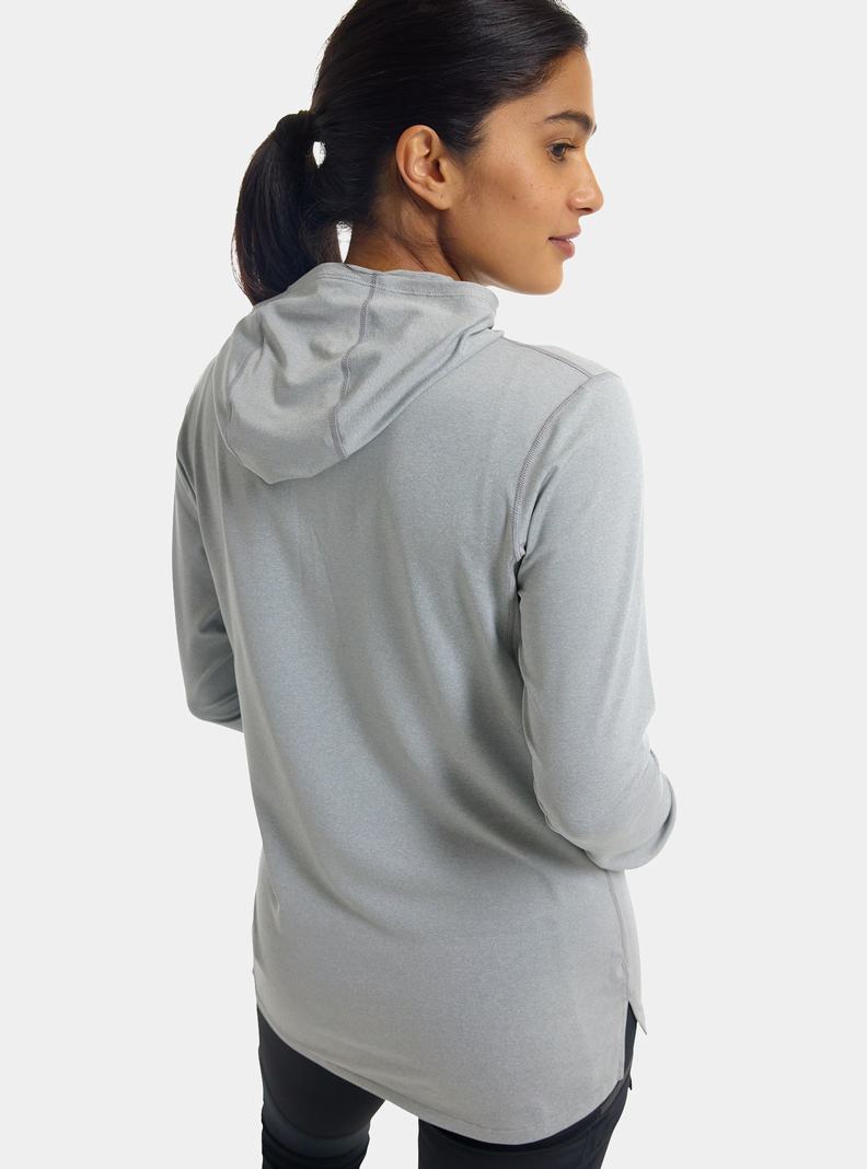 Burton Multipath Essential Tech Pullover Mikina Damske Siva | 39451-XJAW