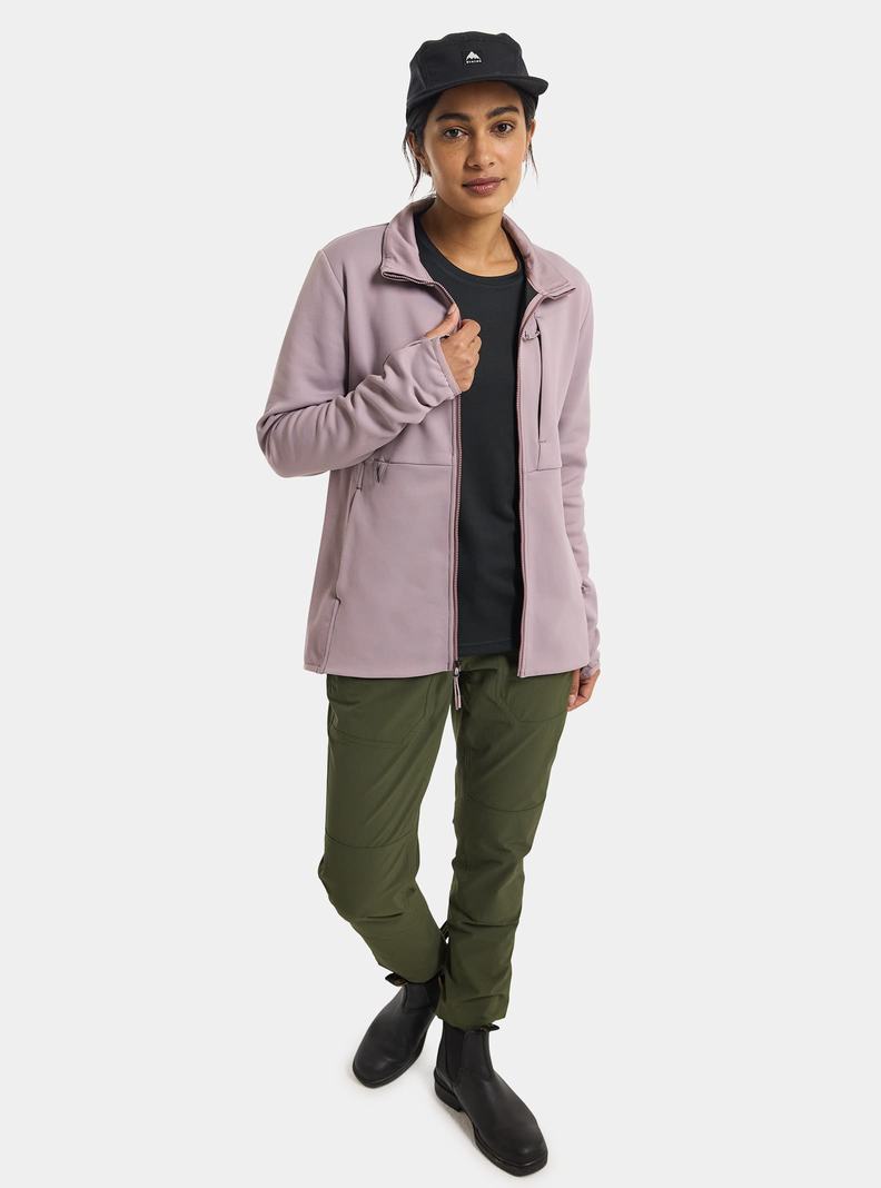 Burton Multipath Full-Zip Fleece Mikina Damske Nachový | 24590-FBTJ
