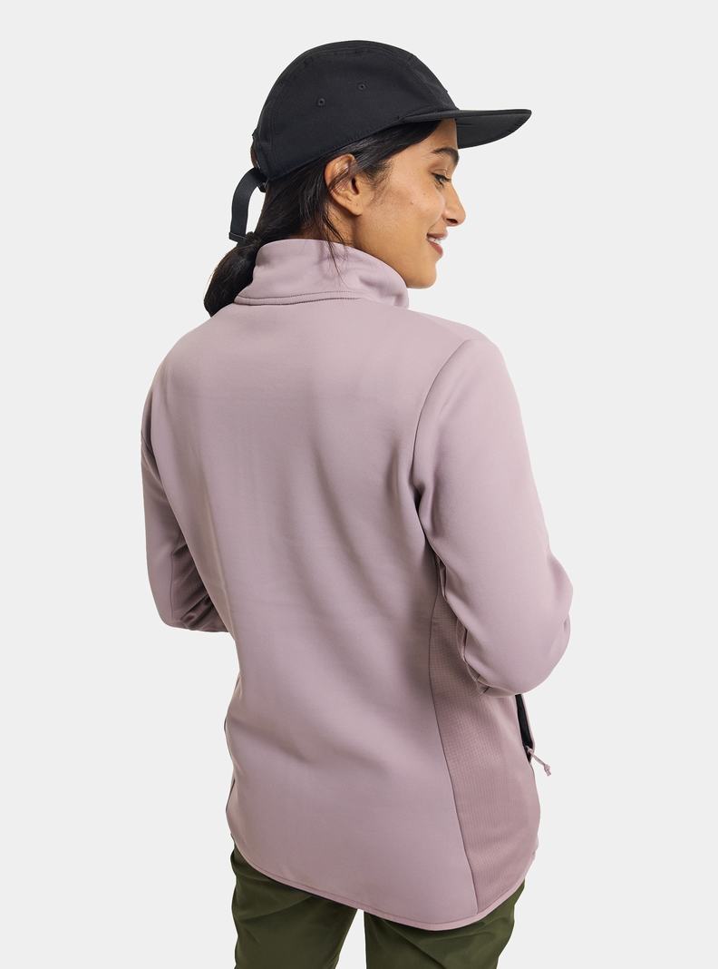Burton Multipath Full-Zip Fleece Mikina Damske Nachový | 24590-FBTJ